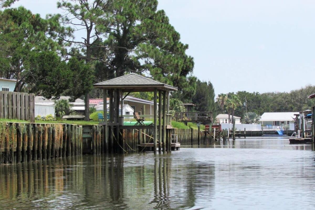 Canal Home Dock Walk To Beach Kayaks Sup Fishing Saint Augustine Exterior foto